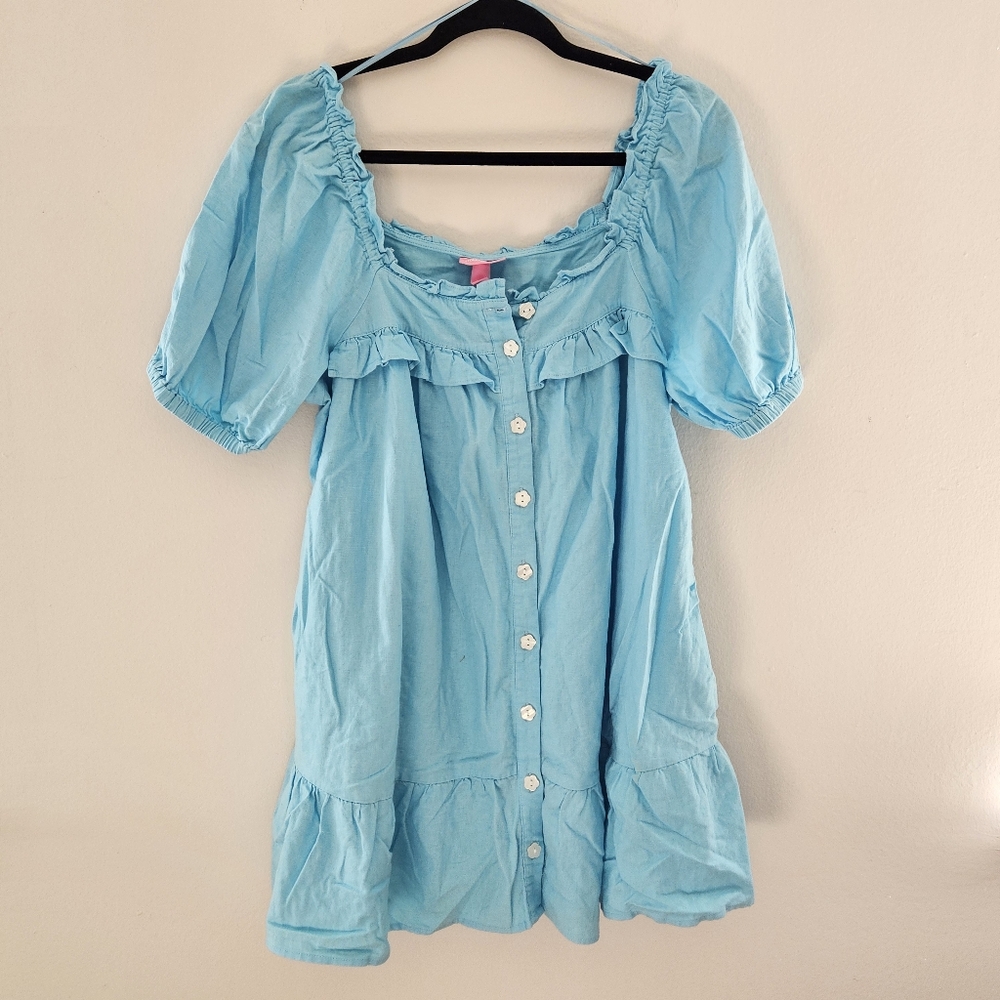 Stoney Clover Lane Blue Mini Dress - Picture 5 of 8